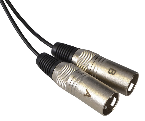 Microphone Snake Lead On Reel 50m 2 Inputs
